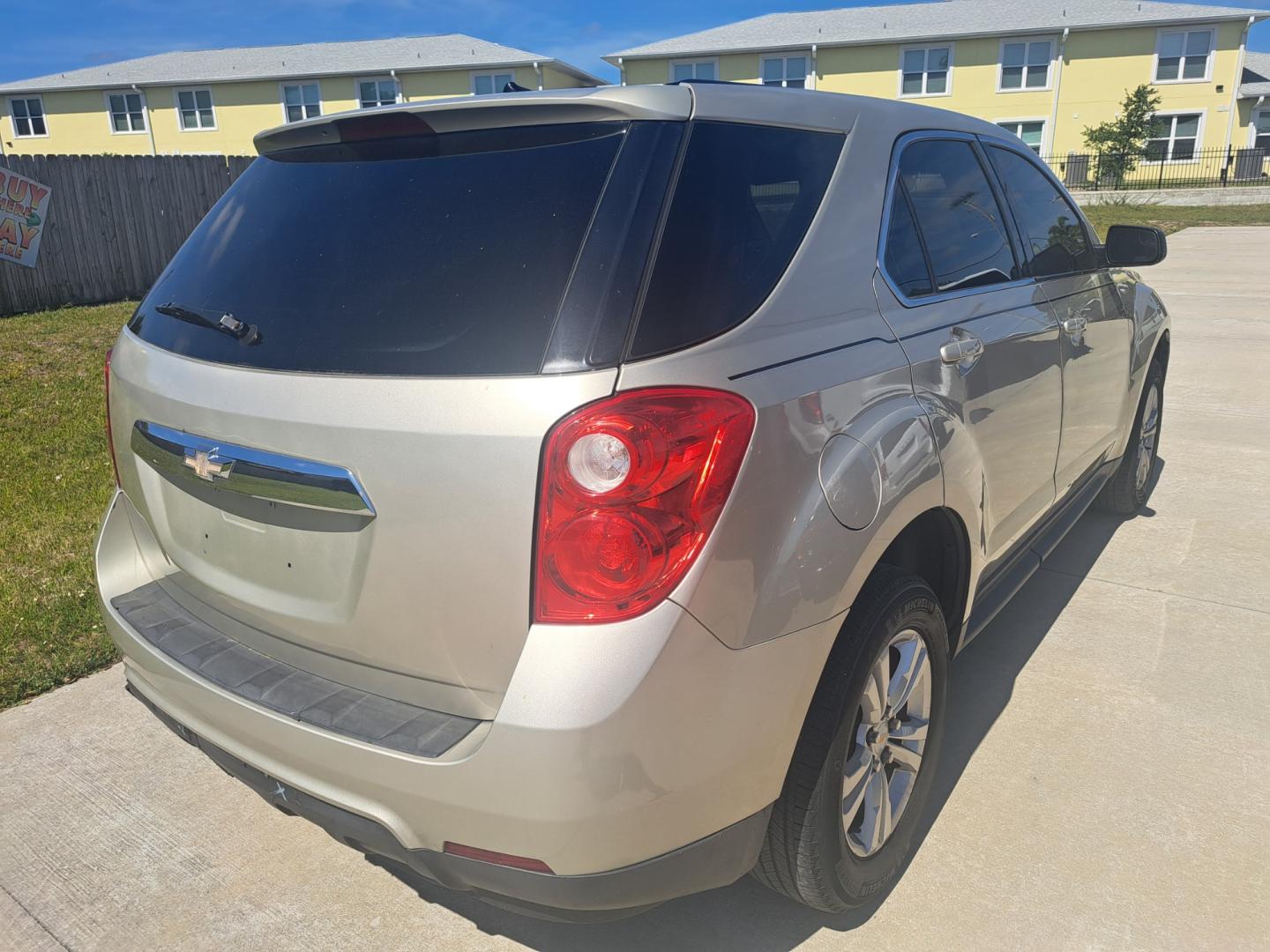 2014 Gold /BLACK Chevrolet Equinox LS 2WD (1GNALAEK1EZ) with an 2.4L L4 DOHC 16V FFV engine, 6-Speed Automatic transmission, located at 1181 Aurora Rd, Melbourne, FL, 32935, (321) 241-1100, 28.132914, -80.639175 - Photo#2